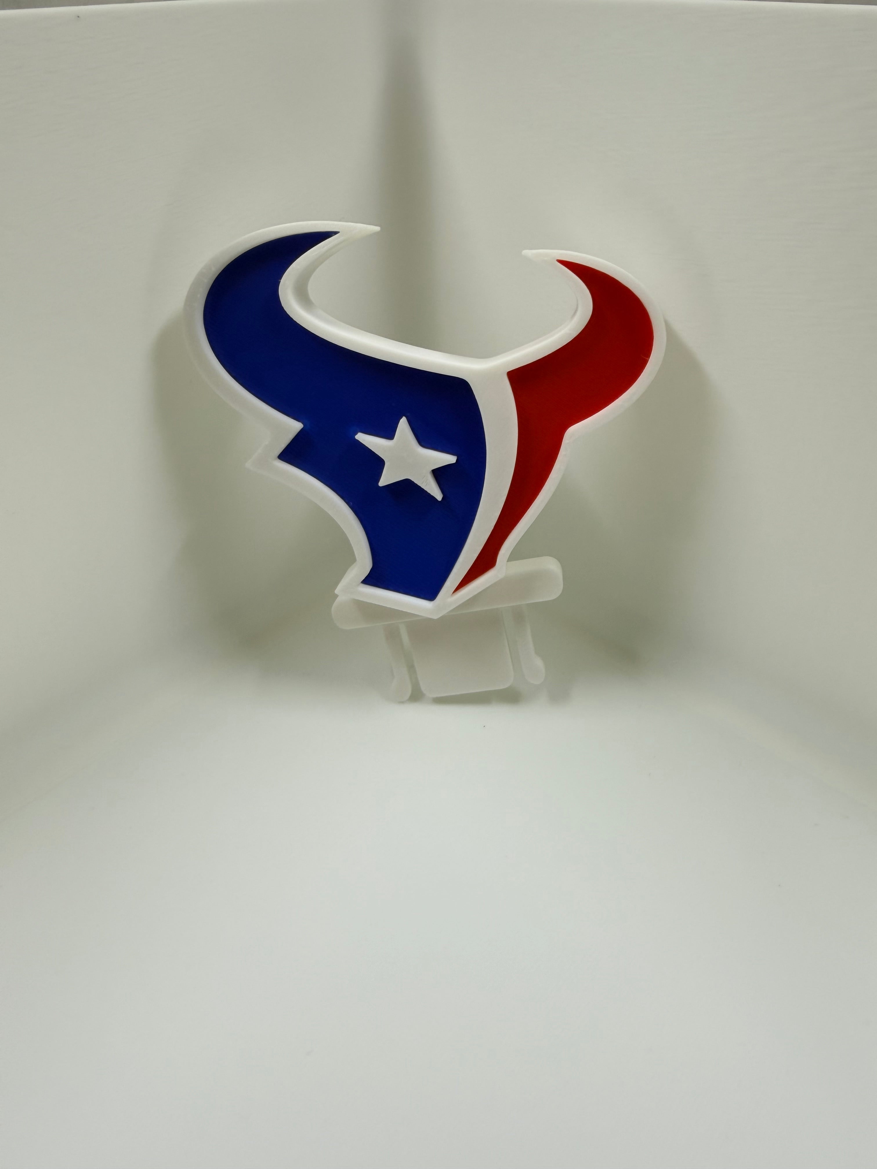 Houston Texans hard hat clip