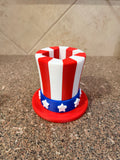 Uncle Sam hat foam soap holder (B&BW)