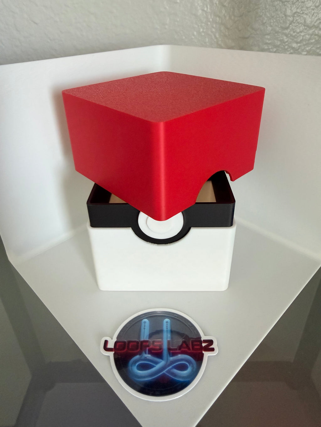Pokémon Box for Pokemon Cards with 3"x4" Toploader