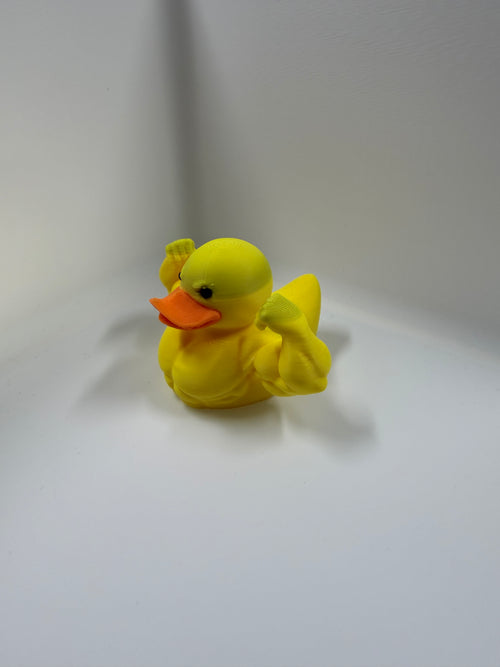 Buff Duck 3D printed rubber duck